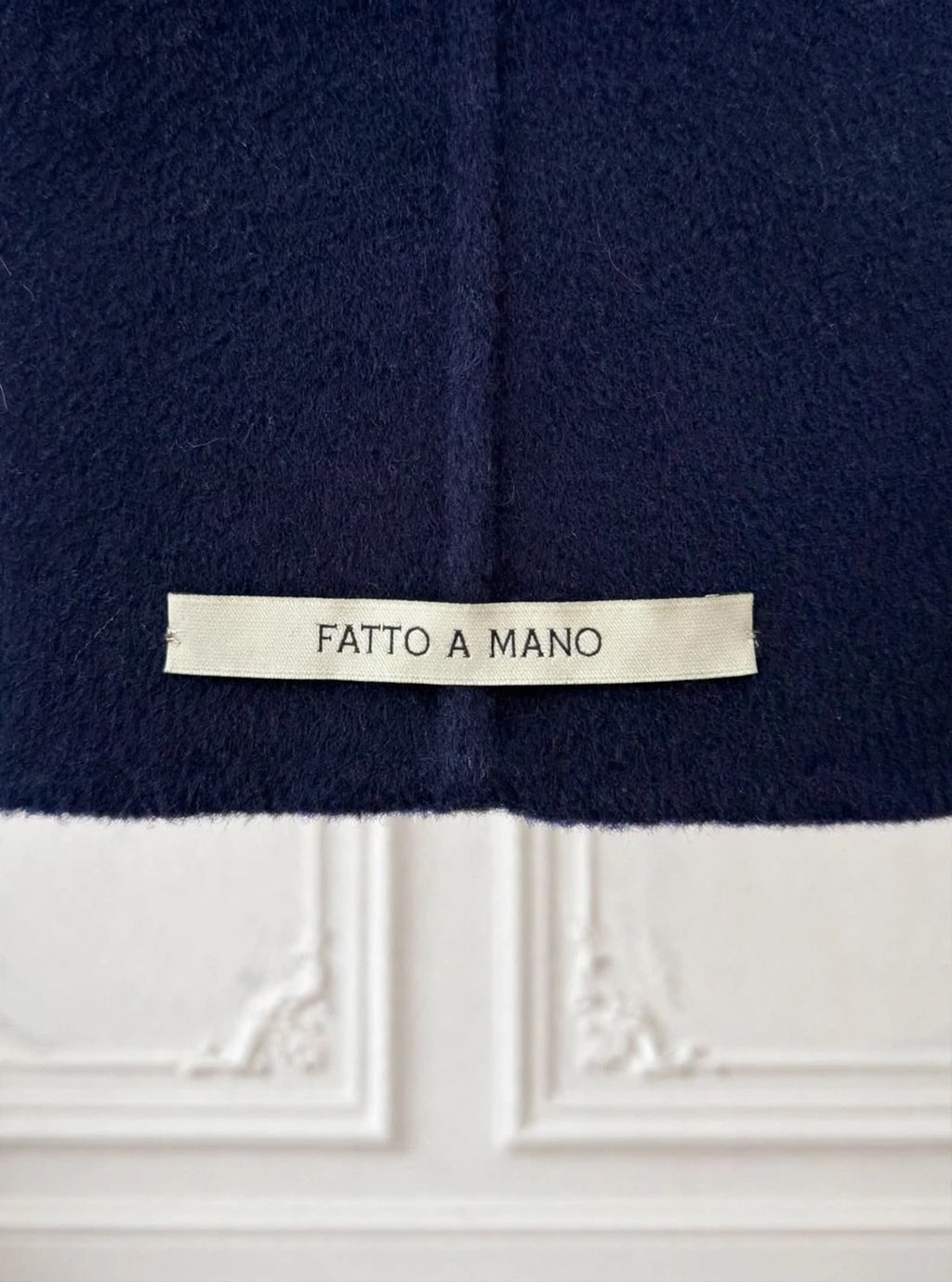Blue navy Cape with Removable Capelet