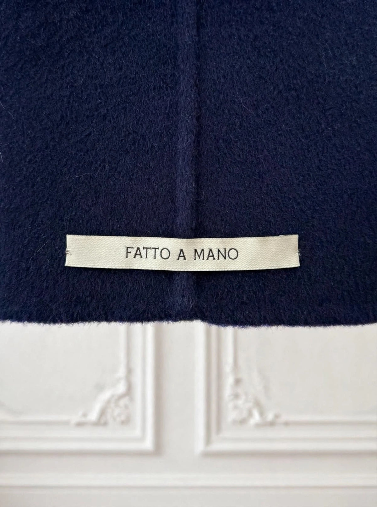 Blue navy Cape with Removable Capelet