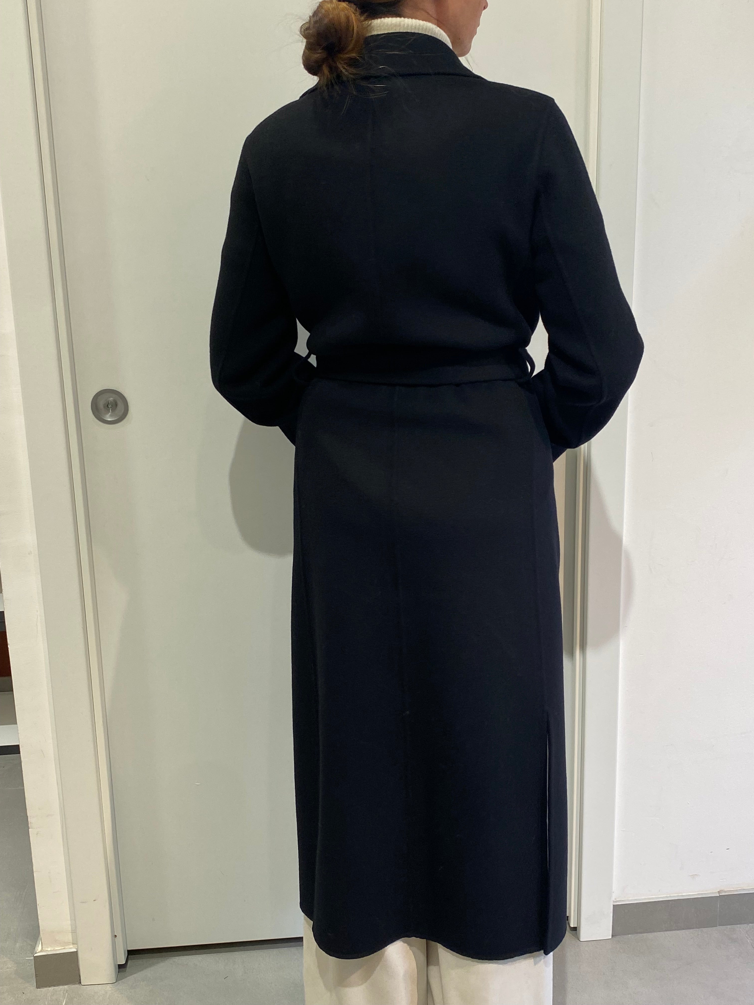 Black wool coat limited edition