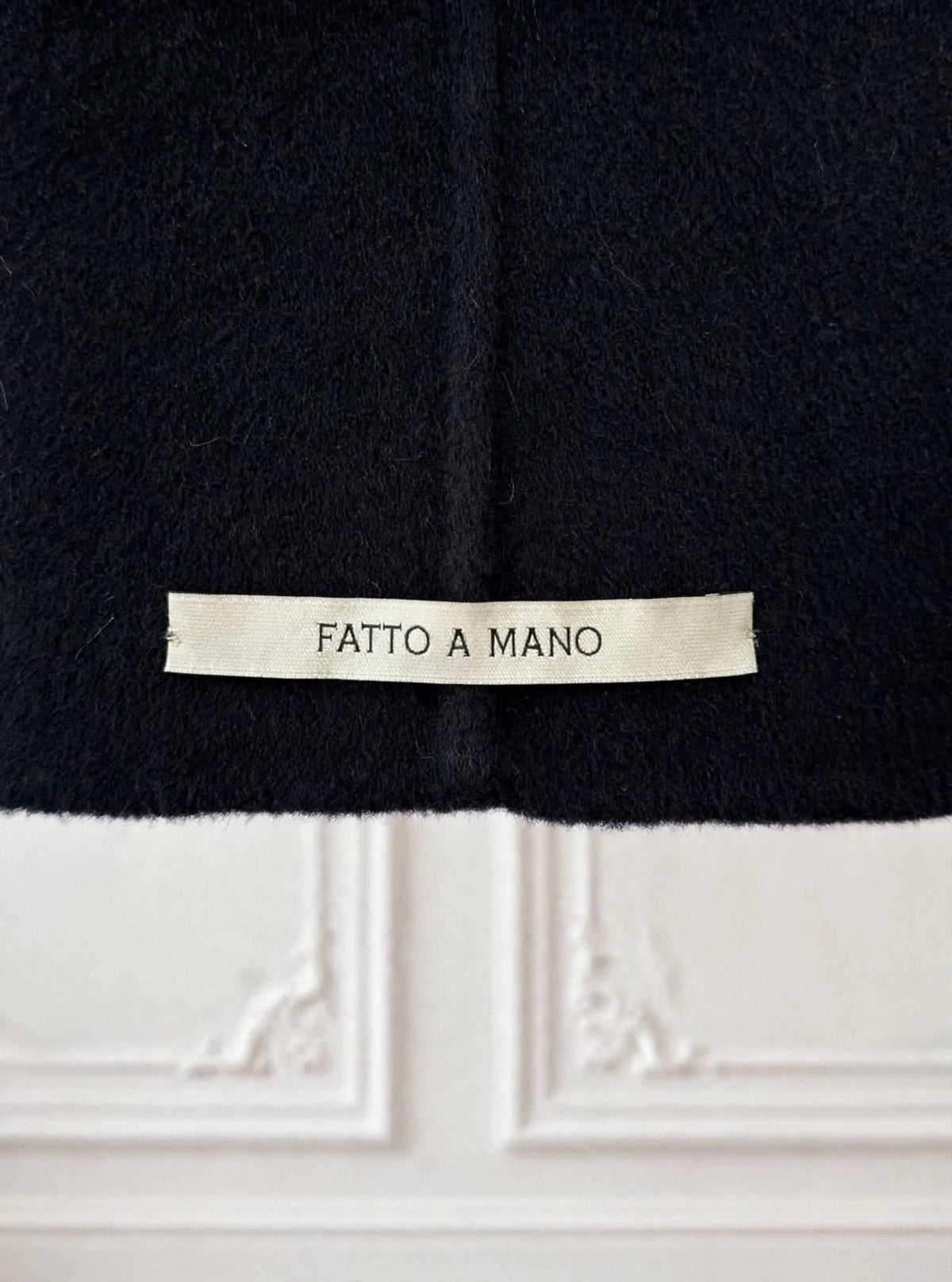 Black Cape with Removable Capelet