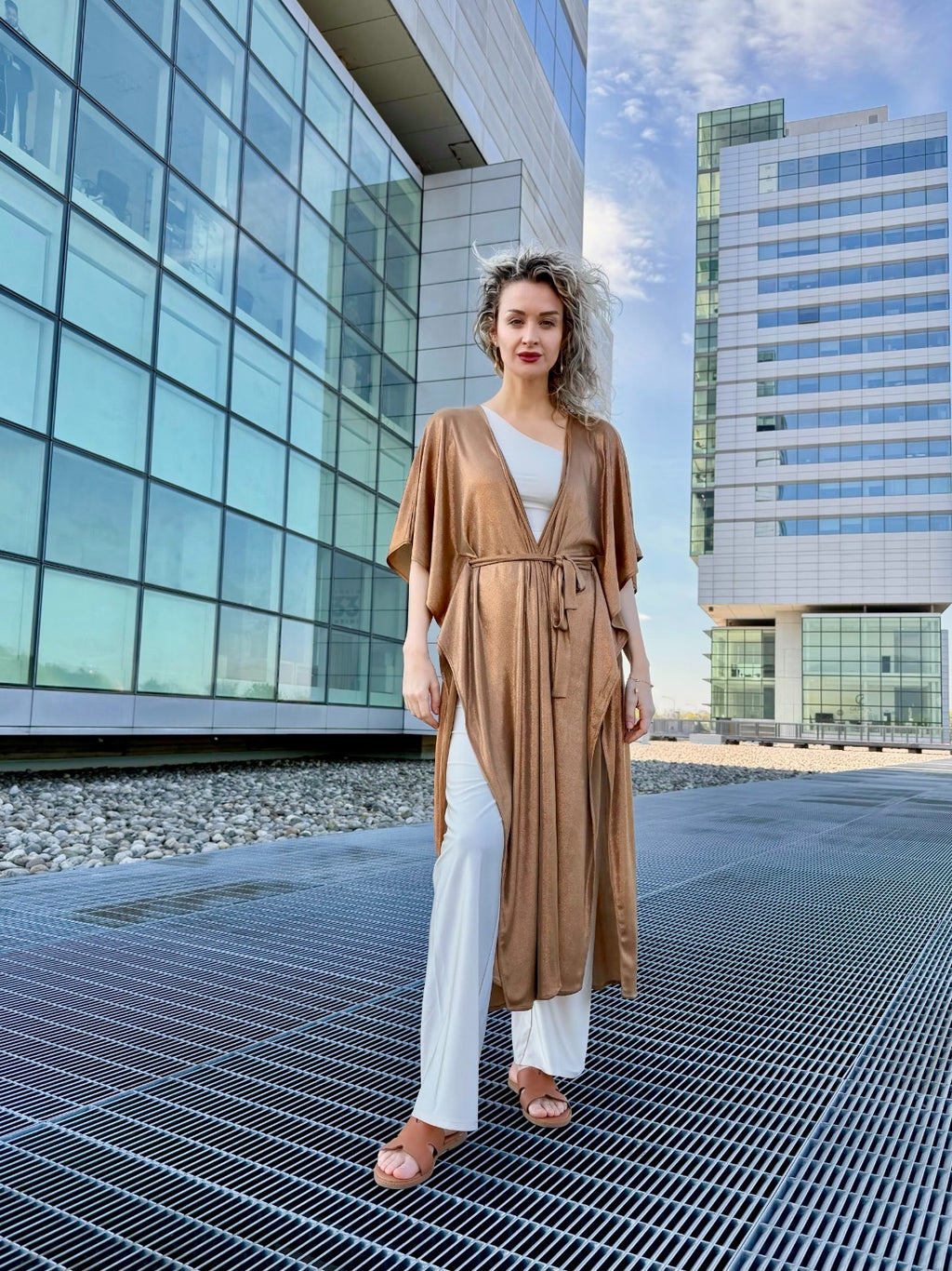 TURCHESE Long Caftan