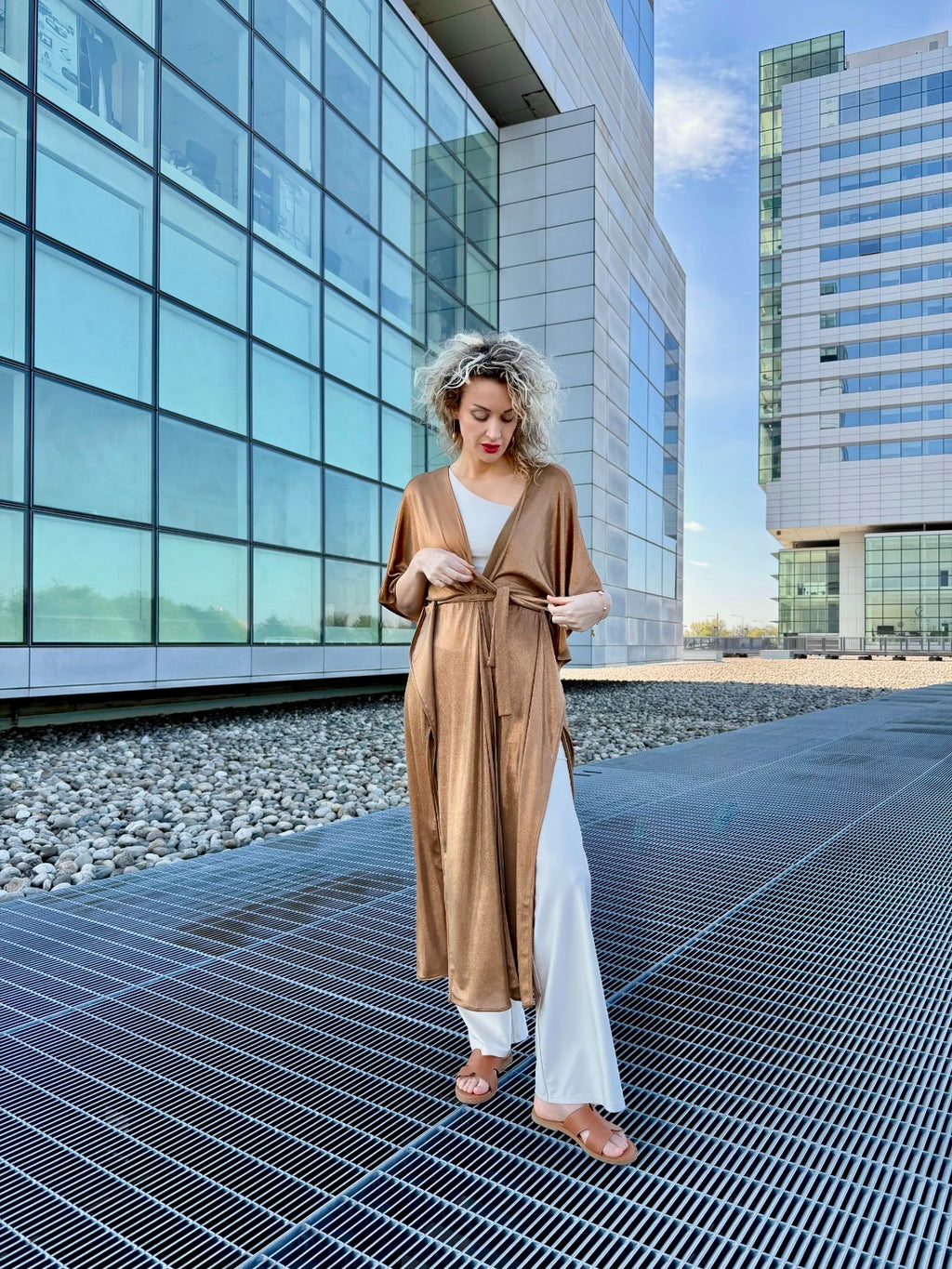 TURCHESE Long Caftan