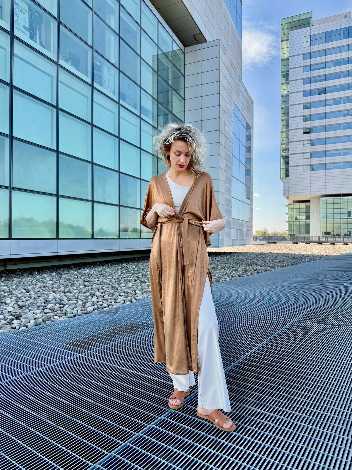 TURCHESE Long Caftan